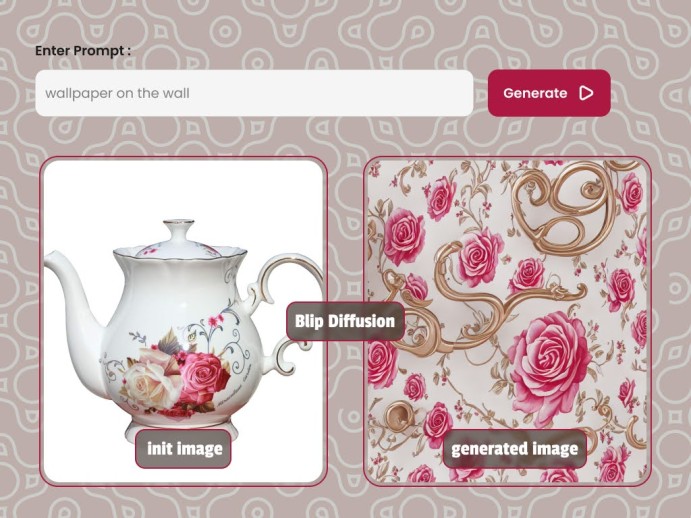 Blip-Diffusion endpoint result